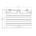 Pvc septiek 5000 L rond