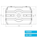 Pvc septiek 3000 L RH