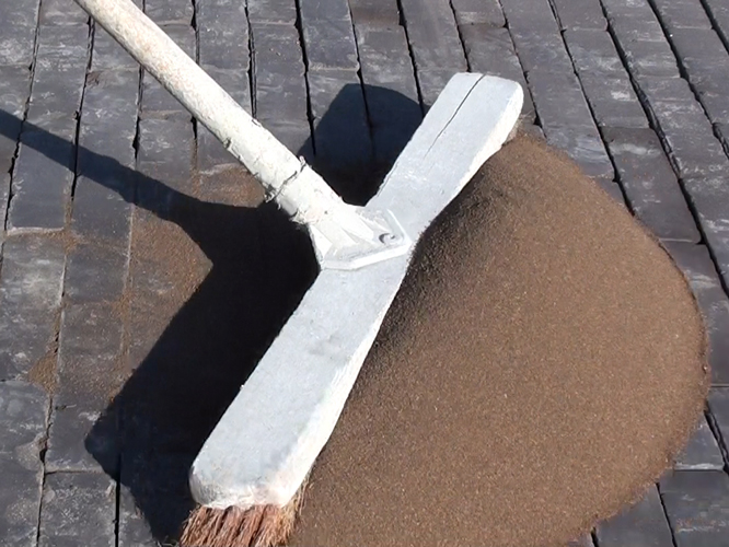 Kwartszand zwart 25 kg. 0,3 tot0,8 mm