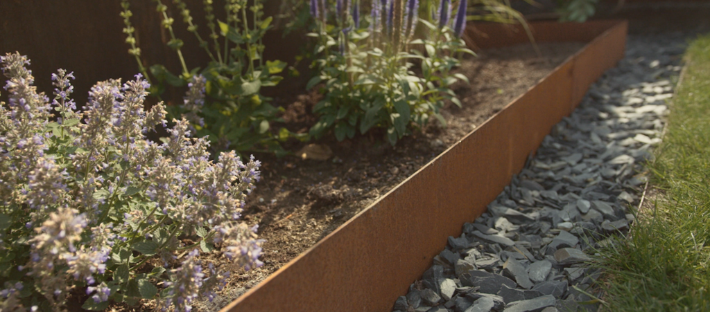 ECCO Core Edge flexibele afboording 1m / 10cm H - Corten