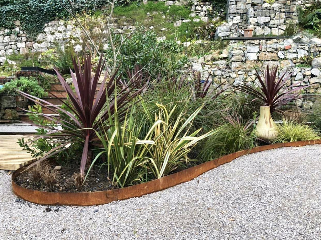 ECCO Core Edge flexibele afboording 1m / 10cm H - Corten