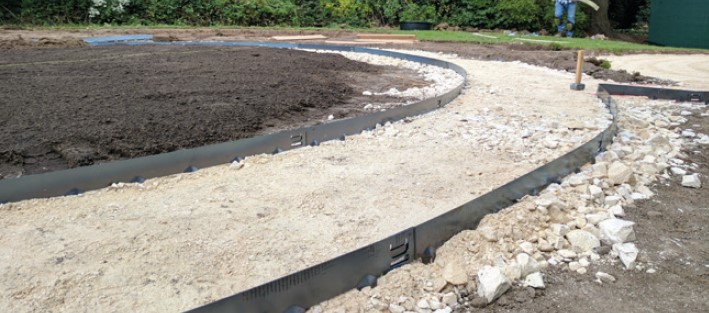 ECCO Core Edge flexibele afboording 1m / 10cm H - Galva2