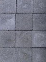 Damme 15/15/6 cm ongetrommeld (rechte kanten) grijs  of zwart - af/palet 12,96 m²