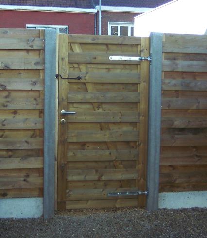 Economy houten poort (paneel) 190x100