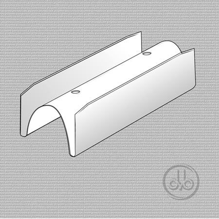 Verbindingsstuk C60/27 80mm- per doos 100 st.