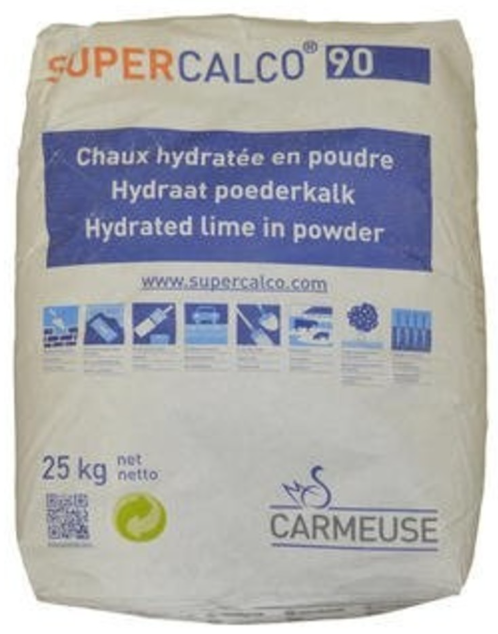 Poederkalk  25 kg. - SuperCalco 90