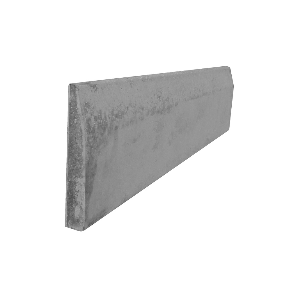 Borduur Wirtz 1m/20/3-1,5cm grijs - Af. per palet 96 st./palet