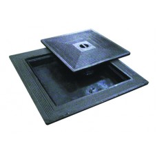 Gietijzer putdeksel 60x60 dubbel