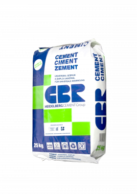 Cement P30 25 kg. in plastiekzak - per palet (72 zakken)