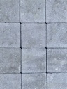 Damme 15/15/6 cm ongetrommeld (rechte kanten) grijs of zwart - los af