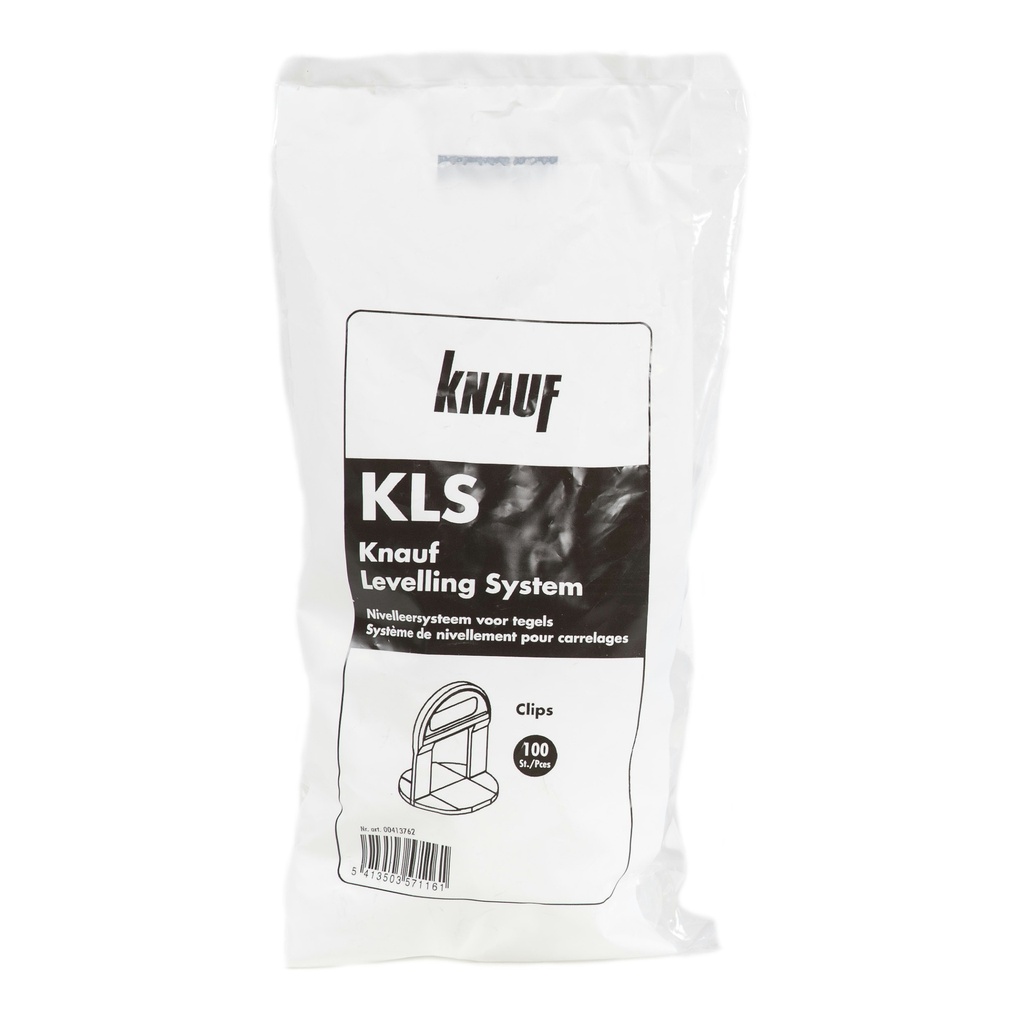 KLS Knauf Leveling System - clips 3-12mm - per doos = 16 zakjes 100 clips