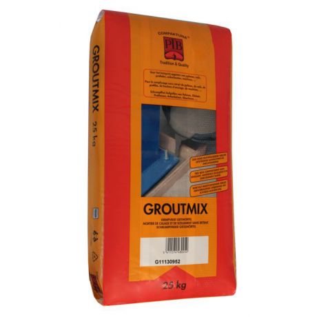 Groutmix CA krimpvrije gietmortel 25kg - per palet (48 zakken)