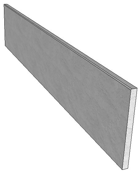 Betonplaat 1.86m/38.5cm - Economy