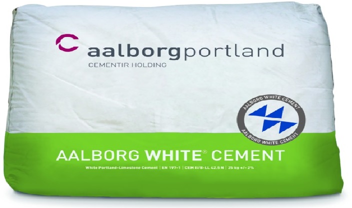 met witte cement - suppl. per 50kg