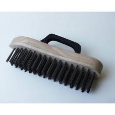 Staalborstel handvat pvc