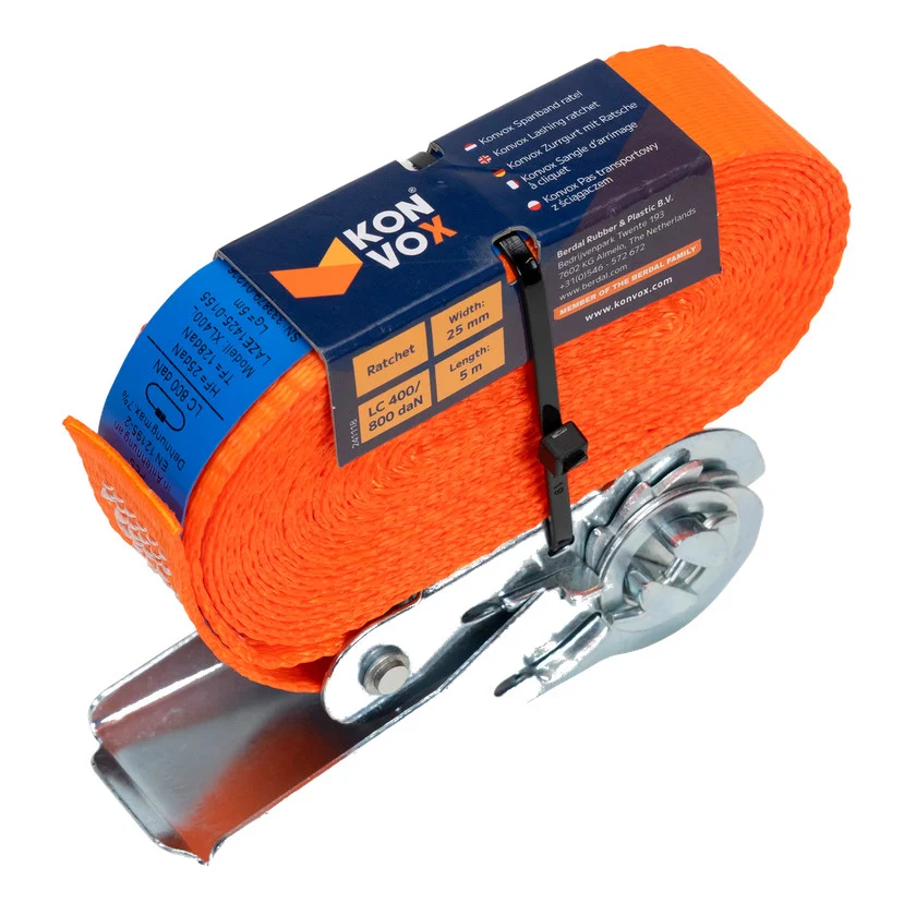 Spanband Konvox 25mm klemgesp 3m 350DaN