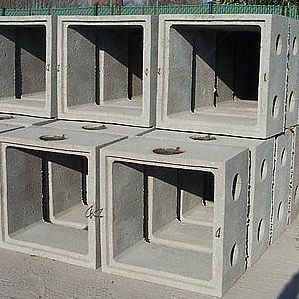 Opzetstuk beton 80/80/40 cm