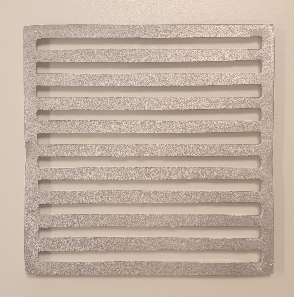 Aluminium putrooster 25x25