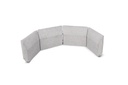 Borduur Wirtz PLY 1m/20/3-1,2 cm grijs - plooibaar - Af. per palet (96 st.)