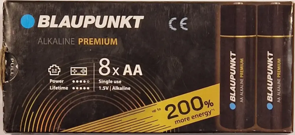 Batterij  AA - 8 stuks - Blaupunkt