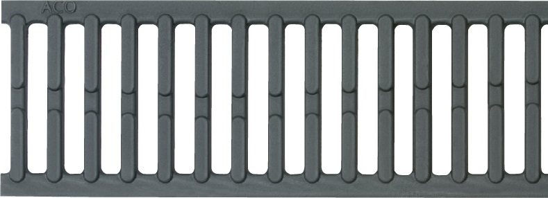 Aco Euroline - gepoederlakt rooster - Shadow Grey 1m (enkel rooster)