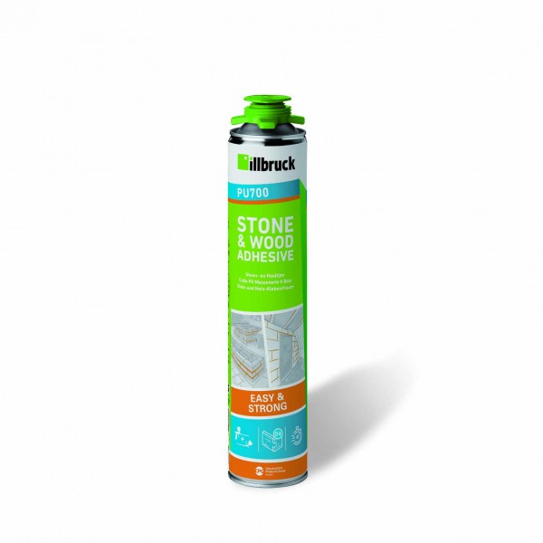 Lijmschuim voor steen en hout - Illbruck PU700 (750ml) /doos 12 st. 