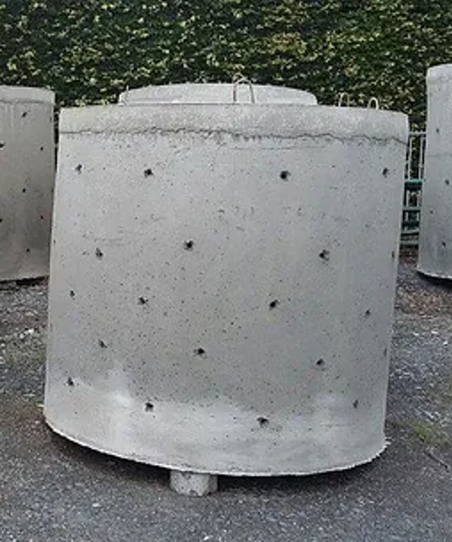 Infiltratieput 3000L Beton geperforeerd 