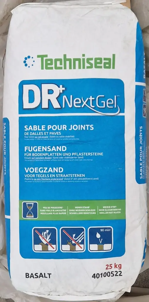 Polymeervoeg DR+  25 kg Basalt (tot einde stock! uit het gamma)