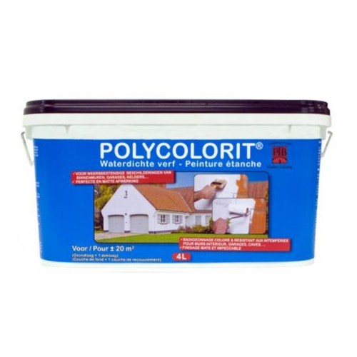 Polycolorit 4,00 L wit (tot einde voorraad)