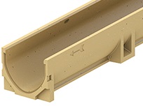 [1534] Aco Euroline supermini 60 - afvoergeul 1m (enkel bak)