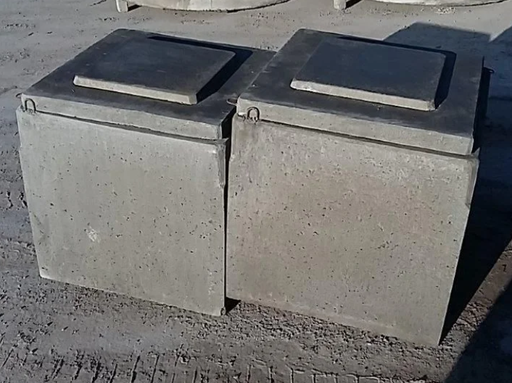 [2641] Watertellerput 1m/1m/0,97m  met betonnen deksel