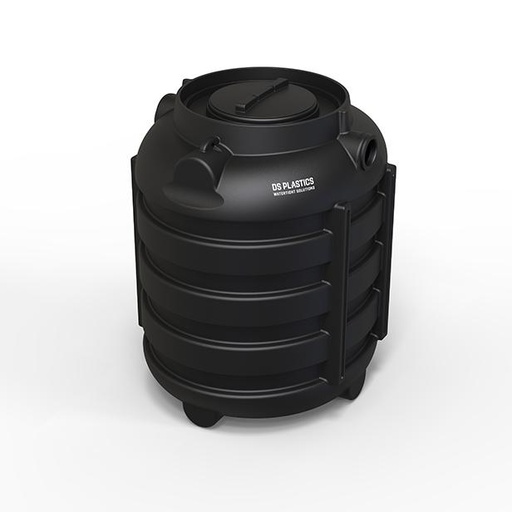 [5210] Pvc regenwaterput / septiek 1000 L rond