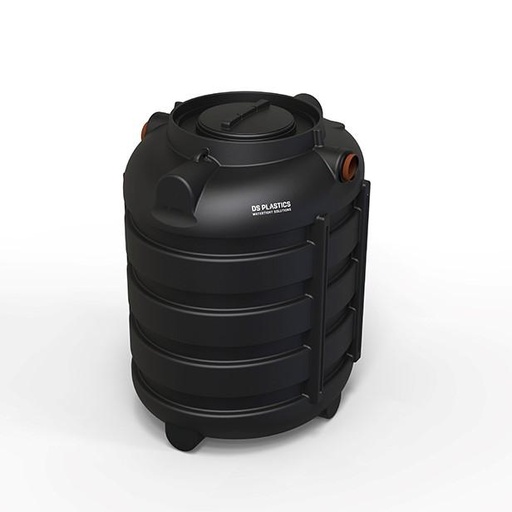 [5211] Pvc regenwaterput / septiek 1500 L rond