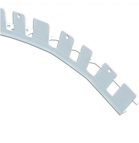 [14233] Hoekijzer plooibaar pvc 3m