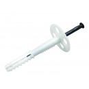 Isolatieplug met kunststof nagel 18cm - per doos (250 st.)