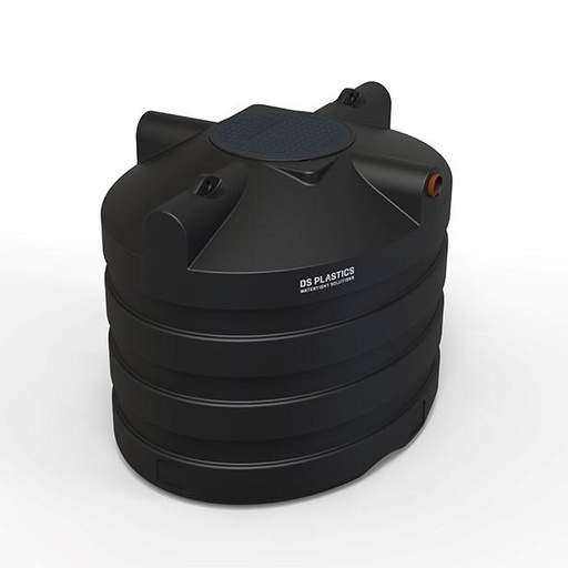 Pvc regenwaterput / septiek 5000 L rond