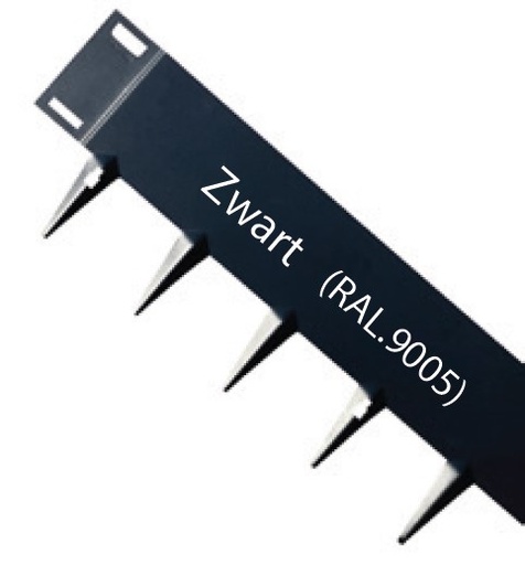 ECCO Core Edge flexibele afboording 1m / 10cm H - Zwart