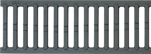 Aco Euroline - gepoederlakt rooster - Shadow Grey 1m