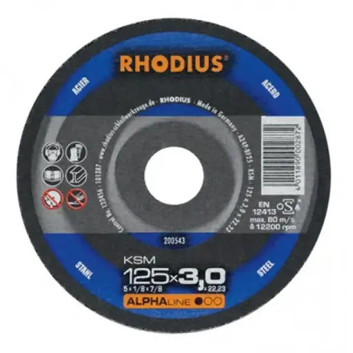 Slijpschijf Rhodius 125 x 3,0 metaal